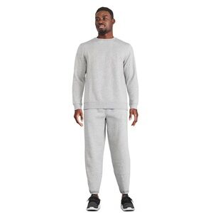 LIKE NEW 2pc Grey Fleece Sweatsuit Set